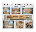 Custom Monogram Cutting Board