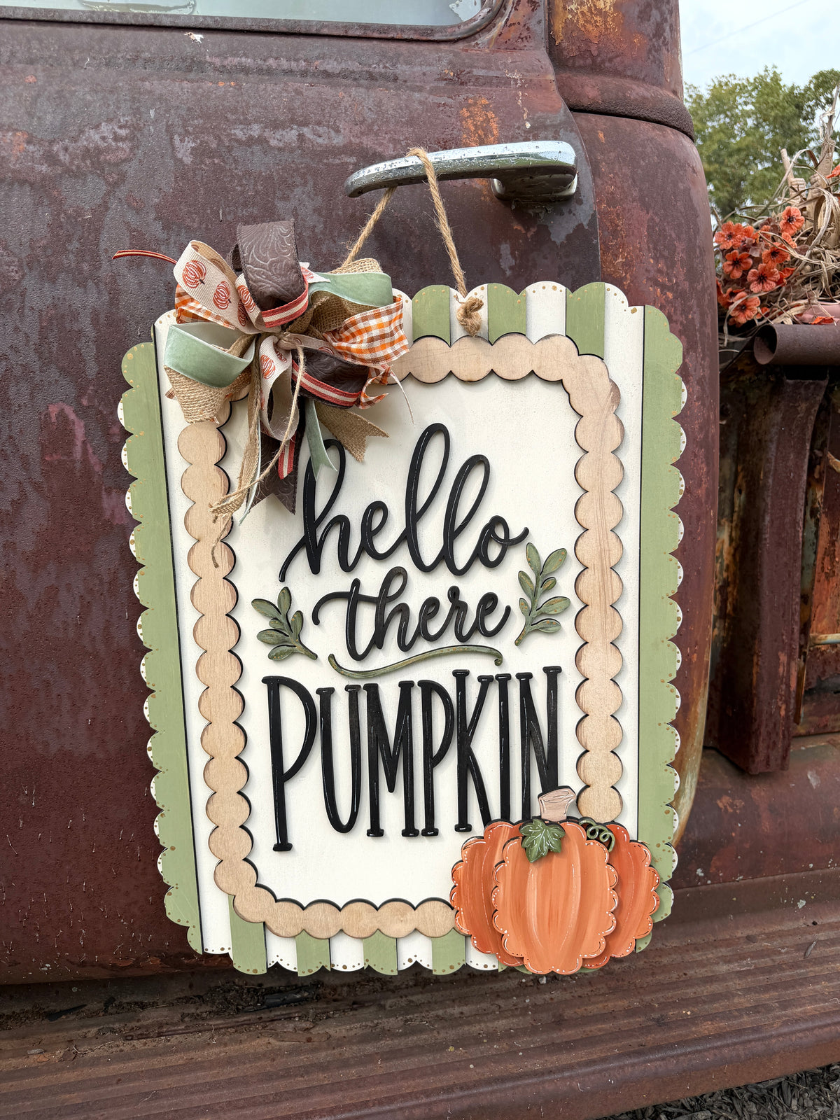 Hello There Pumpkin Sign DIY Kit 18"