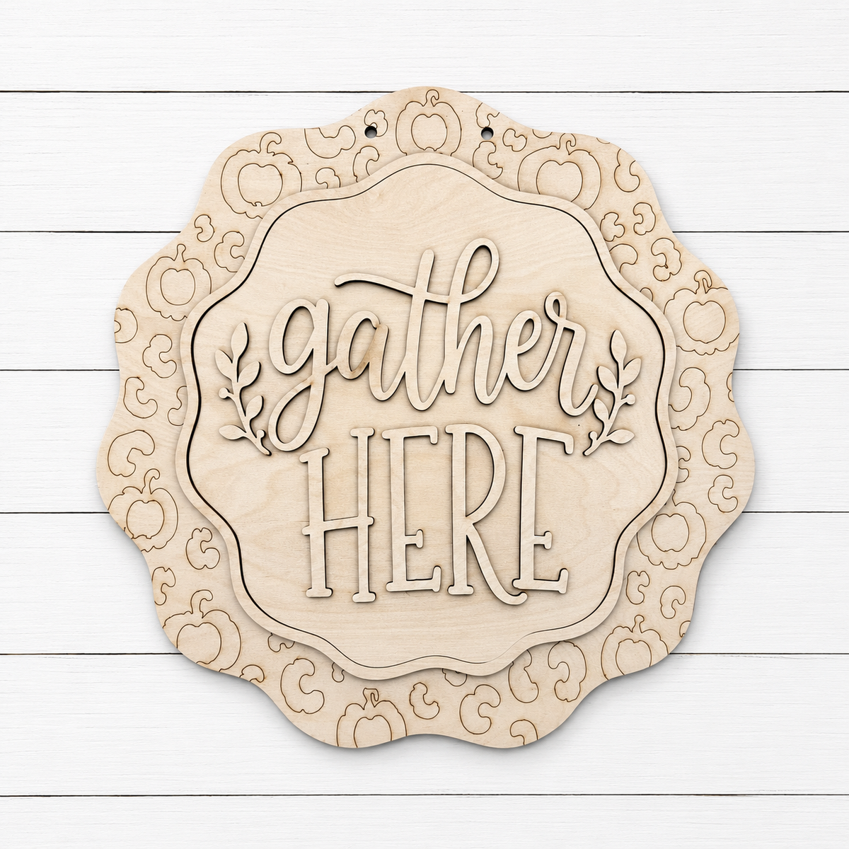 Gather Here Door Hanger DIY Kit 13"